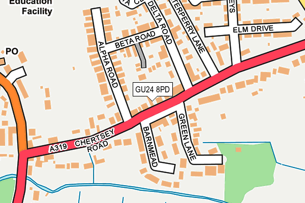 Map of 39 GREEN LANE LTD at local scale