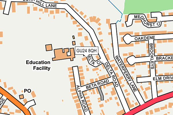 Map of DELTA DOM LTD at local scale