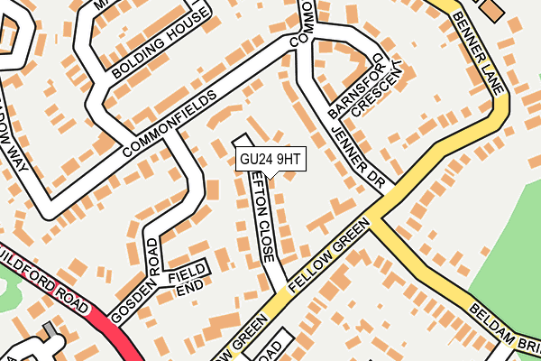 Map of MULGAS LIMITED at local scale