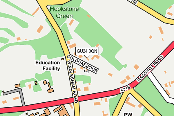 Map of CHERRY BLOSSOM GATE LTD at local scale