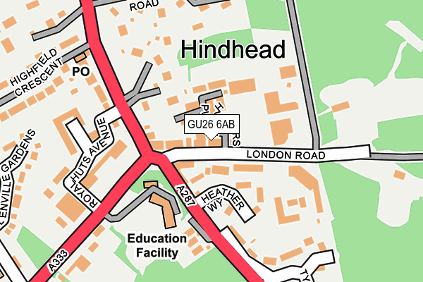 Map of LONDON ROAD HEALTH AND FITNESS LIMITED at local scale