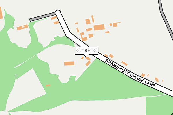GU26 6DG map - OS OpenMap – Local (Ordnance Survey)
