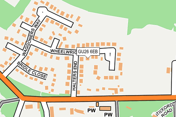 GU26 6EB map - OS OpenMap – Local (Ordnance Survey)