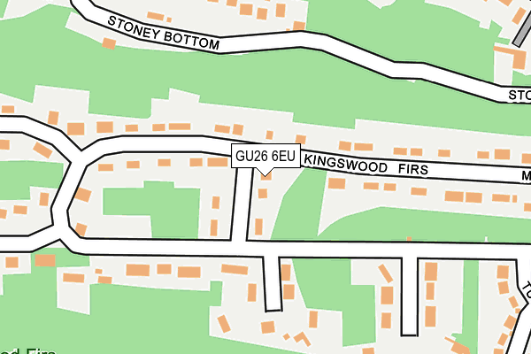 GU26 6EU map - OS OpenMap – Local (Ordnance Survey)