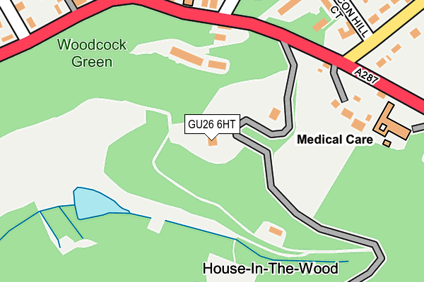 GU26 6HT map - OS OpenMap – Local (Ordnance Survey)