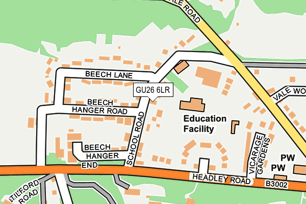 Map of SURREY CERAMIC COMPANY LIMITED at local scale