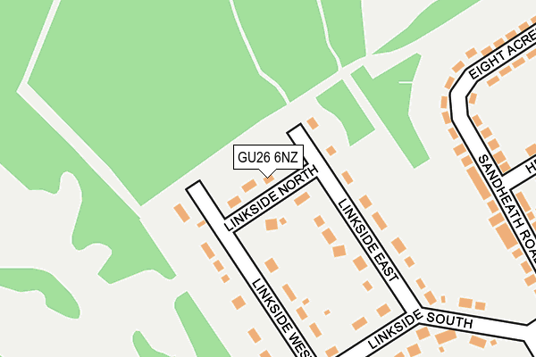 GU26 6NZ map - OS OpenMap – Local (Ordnance Survey)