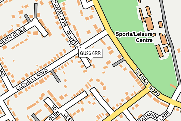 GU26 6RR map - OS OpenMap – Local (Ordnance Survey)