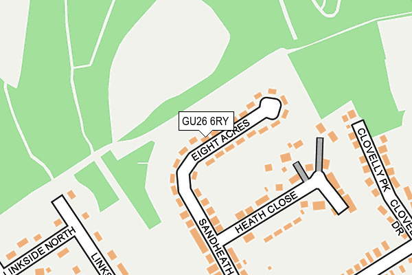 GU26 6RY map - OS OpenMap – Local (Ordnance Survey)