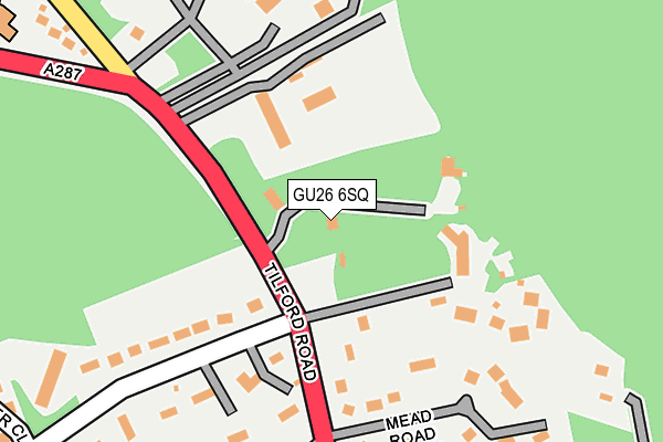 GU26 6SQ map - OS OpenMap – Local (Ordnance Survey)