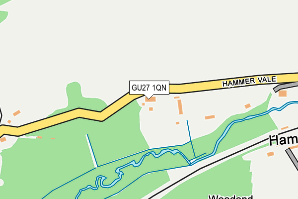 GU27 1QN map - OS OpenMap – Local (Ordnance Survey)