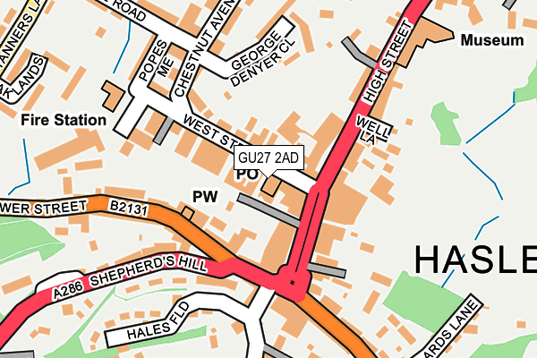 Map of COUCHMAN HANSON LIMITED at local scale