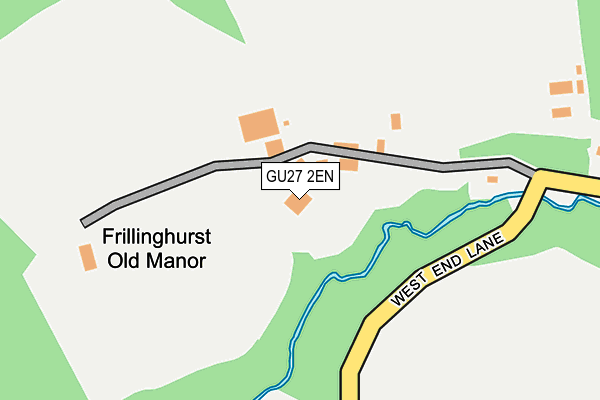 GU27 2EN map - OS OpenMap – Local (Ordnance Survey)