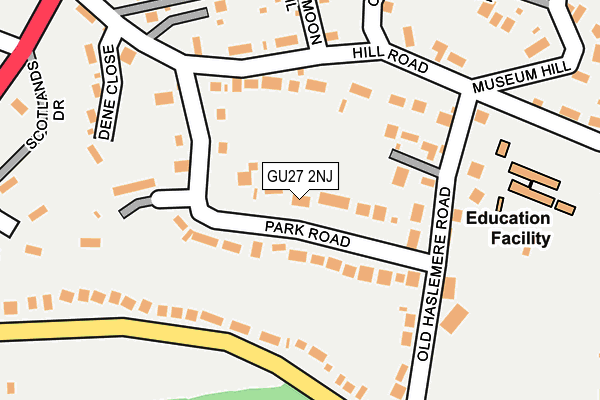 Map of PARK ROAD SUITES MANAGEMENT COMPANY LIMITED at local scale