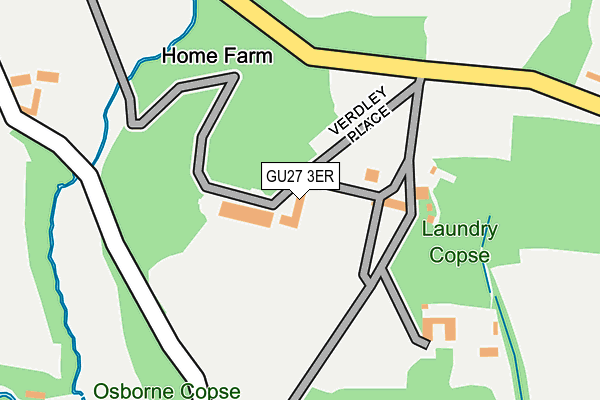 GU27 3ER map - OS OpenMap – Local (Ordnance Survey)