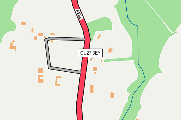 GU27 3EY map - OS OpenMap – Local (Ordnance Survey)