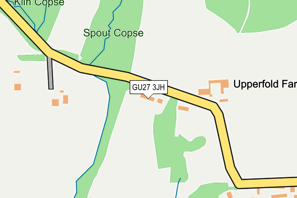 GU27 3JH map - OS OpenMap – Local (Ordnance Survey)