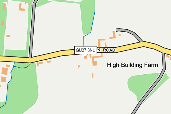 GU27 3NL map - OS OpenMap – Local (Ordnance Survey)