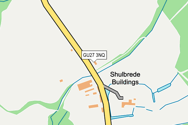 GU27 3NQ map - OS OpenMap – Local (Ordnance Survey)