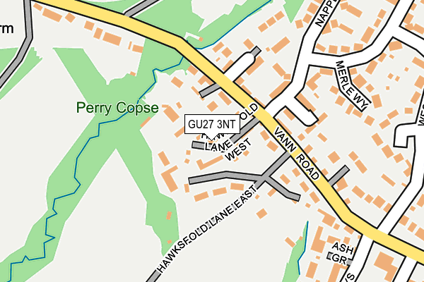 GU27 3NT map - OS OpenMap – Local (Ordnance Survey)