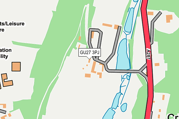 GU27 3PJ map - OS OpenMap – Local (Ordnance Survey)