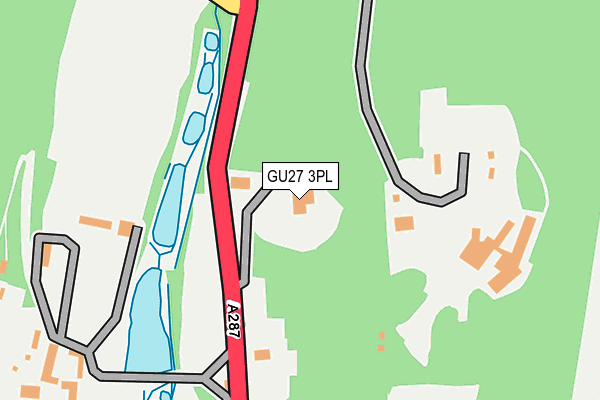 GU27 3PL map - OS OpenMap – Local (Ordnance Survey)