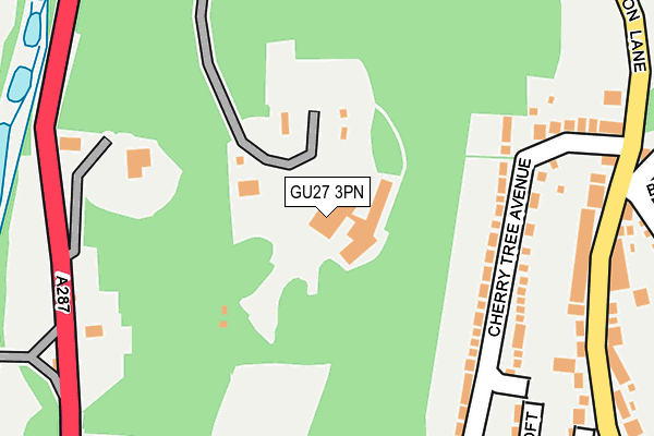 GU27 3PN map - OS OpenMap – Local (Ordnance Survey)