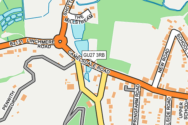 GU27 3RB map - OS OpenMap – Local (Ordnance Survey)