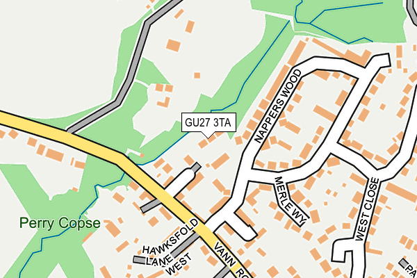 Map of HASLEMERE PLUMBING LIMITED at local scale