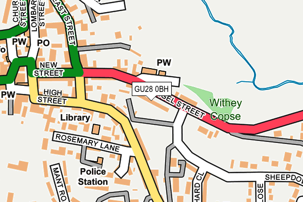 GU28 0BH map - OS OpenMap – Local (Ordnance Survey)