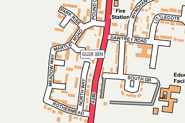 GU28 0EN map - OS OpenMap – Local (Ordnance Survey)