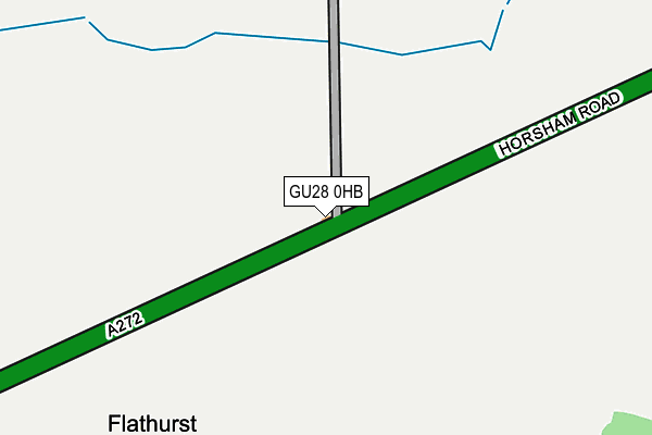 GU28 0HB map - OS OpenMap – Local (Ordnance Survey)