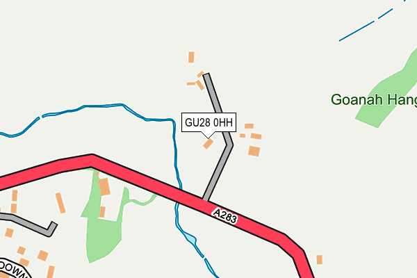 GU28 0HH map - OS OpenMap – Local (Ordnance Survey)