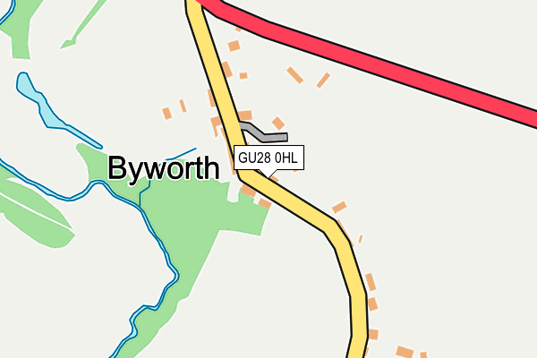 GU28 0HL map - OS OpenMap – Local (Ordnance Survey)