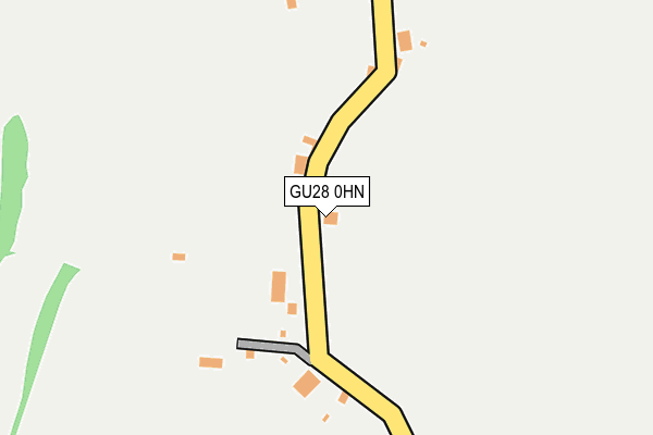 GU28 0HN map - OS OpenMap – Local (Ordnance Survey)