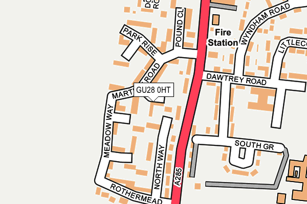 GU28 0HT map - OS OpenMap – Local (Ordnance Survey)