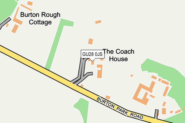 GU28 0JS map - OS OpenMap – Local (Ordnance Survey)