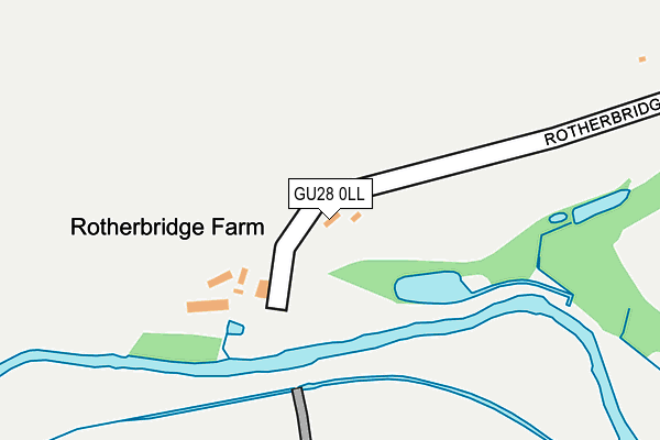 GU28 0LL map - OS OpenMap – Local (Ordnance Survey)