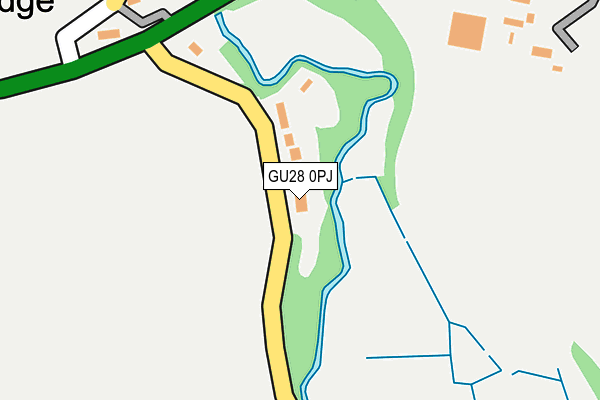 GU28 0PJ map - OS OpenMap – Local (Ordnance Survey)