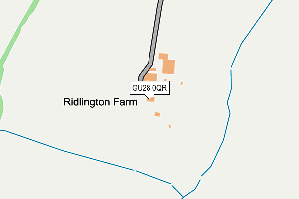 GU28 0QR map - OS OpenMap – Local (Ordnance Survey)