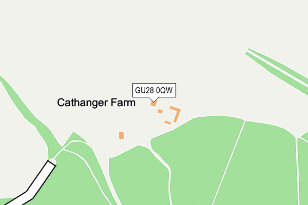 GU28 0QW map - OS OpenMap – Local (Ordnance Survey)