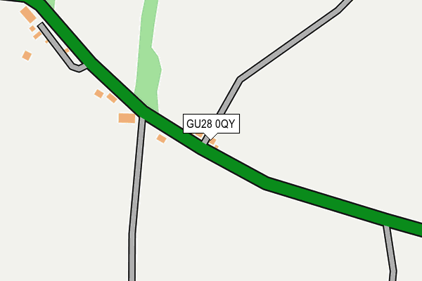 GU28 0QY map - OS OpenMap – Local (Ordnance Survey)