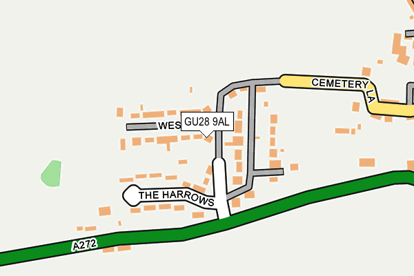 GU28 9AL map - OS OpenMap – Local (Ordnance Survey)