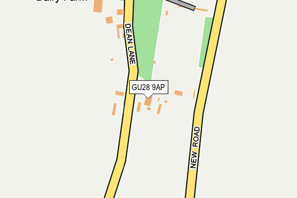 GU28 9AP map - OS OpenMap – Local (Ordnance Survey)