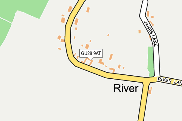 GU28 9AT map - OS OpenMap – Local (Ordnance Survey)