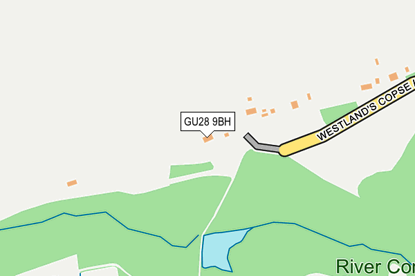 GU28 9BH map - OS OpenMap – Local (Ordnance Survey)