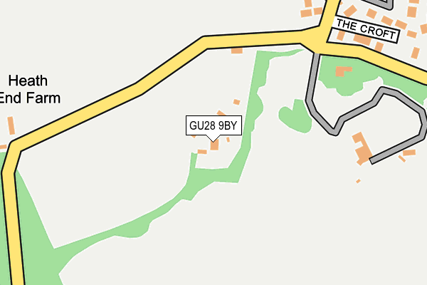GU28 9BY map - OS OpenMap – Local (Ordnance Survey)
