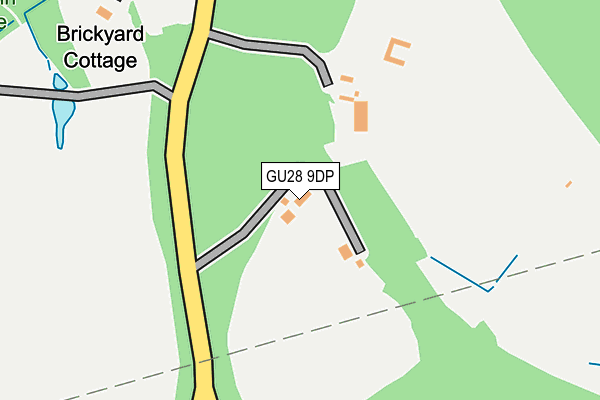 GU28 9DP map - OS OpenMap – Local (Ordnance Survey)