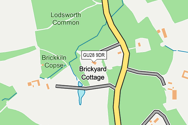 GU28 9DR map - OS OpenMap – Local (Ordnance Survey)