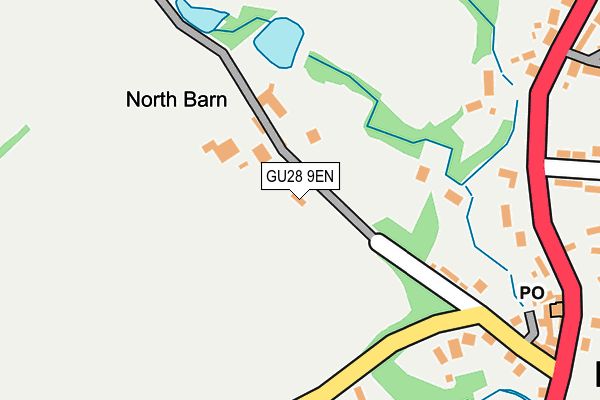 GU28 9EN map - OS OpenMap – Local (Ordnance Survey)